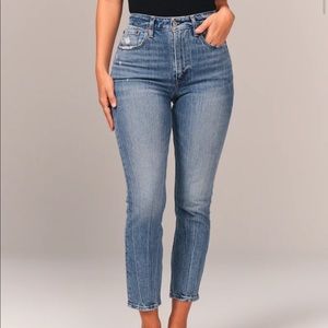 Abercrombie Curve Love High Rise Mom Jean